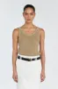 MARGOT SAGE SCOOP KNIT TANK sold by Dissh
