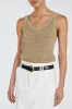 MARGOT SAGE SCOOP KNIT TANK sold by Dissh