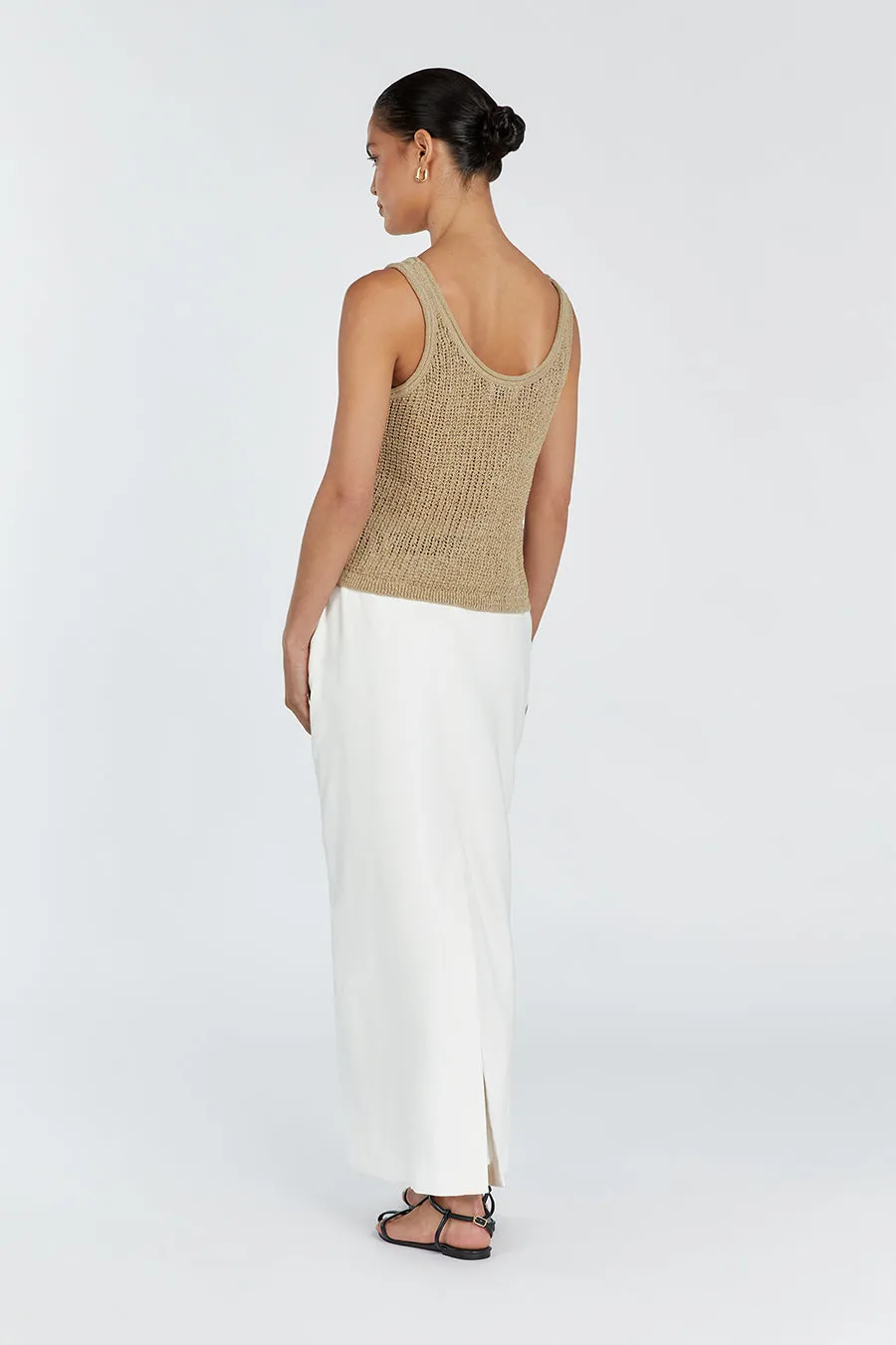 MARGOT SAGE SCOOP KNIT TANK sold by Dissh product image thumbnail 4