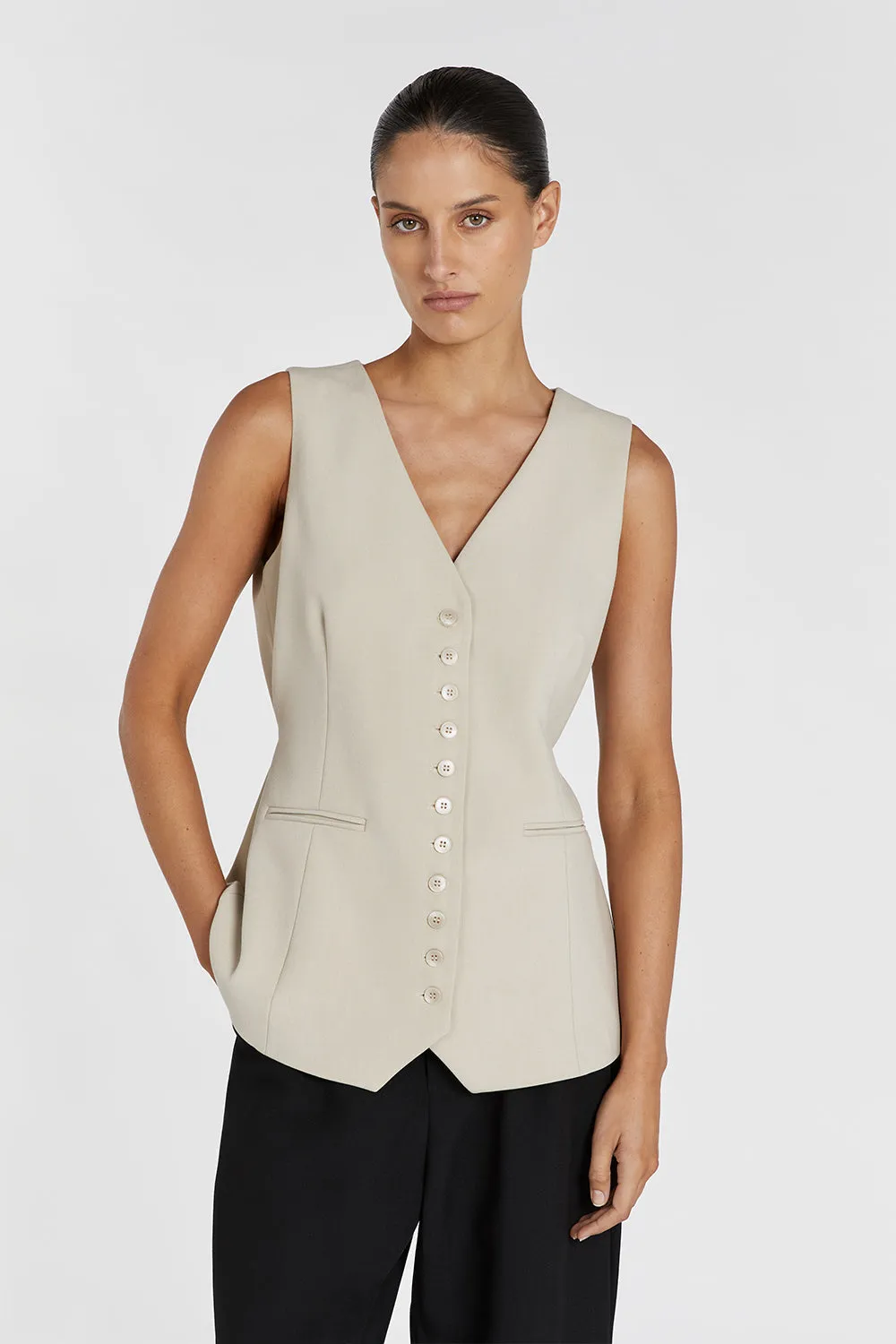 CELINE PEBBLE LONGLINE VEST sold by Dissh product image thumbnail 3