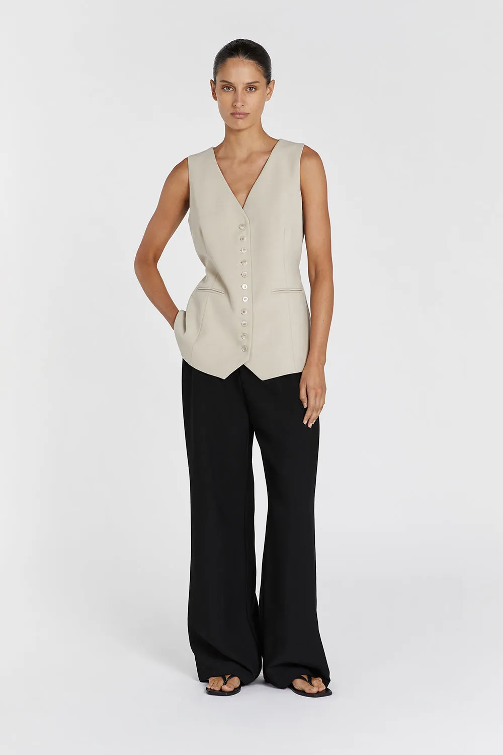 CELINE PEBBLE LONGLINE VEST sold by Dissh product image thumbnail 2