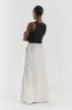 ISLA NATURAL LINEN CARGO MAXI SKIRT sold by Dissh