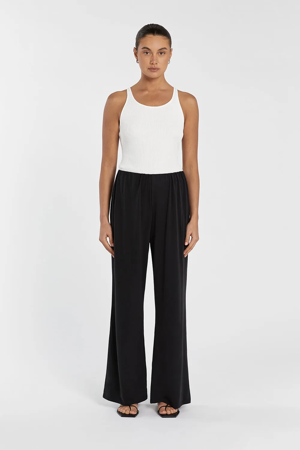 RIO CHARCOAL WIDE LEG MODAL PANT sold by Dissh product image thumbnail 2
