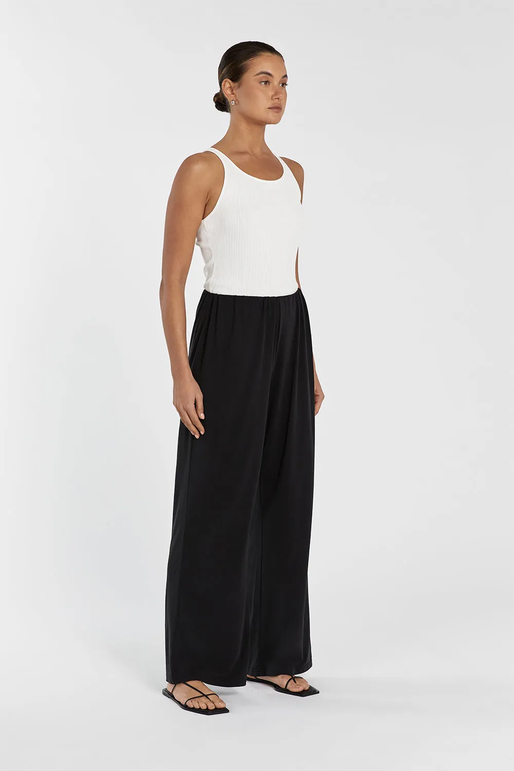RIO CHARCOAL WIDE LEG MODAL PANT sold by Dissh product image thumbnail 4