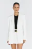 HARLEY WHITE OVERSIZED BOYFRIEND BLAZER sold by Dissh