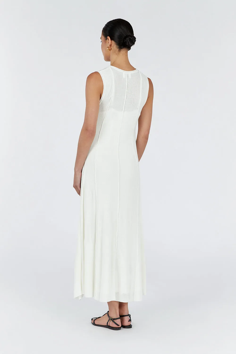 PARKER OFF WHITE KNIT DRESS sold by Dissh product image thumbnail 4