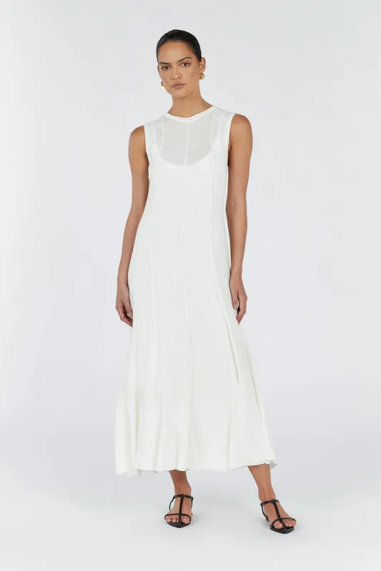 PARKER OFF WHITE KNIT DRESS sold by Dissh