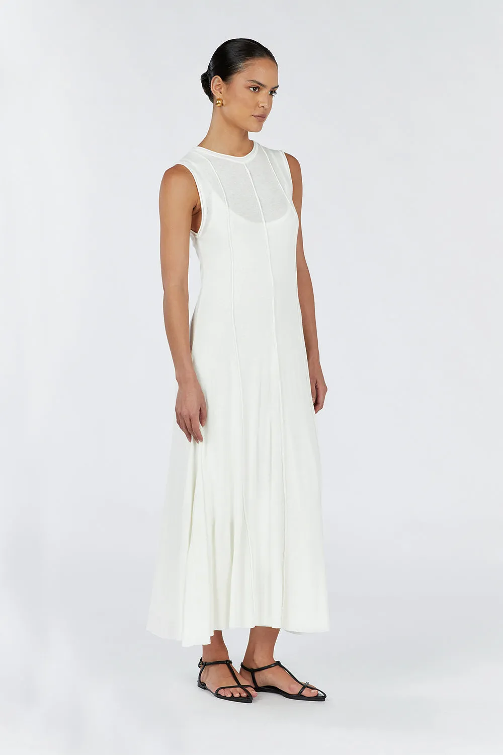 PARKER OFF WHITE KNIT DRESS sold by Dissh product image thumbnail 3
