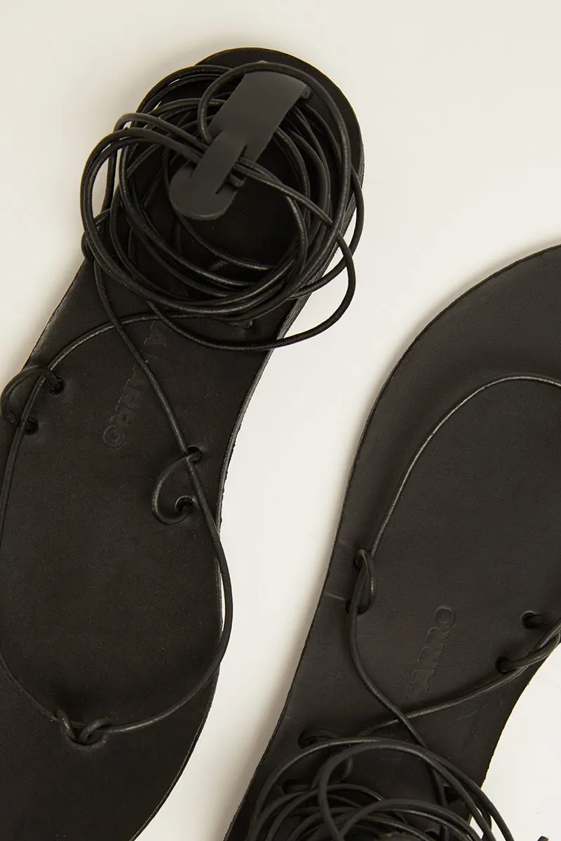 MARIA FARRO ERINI BLACK SANDAL sold by Dissh product image thumbnail 3