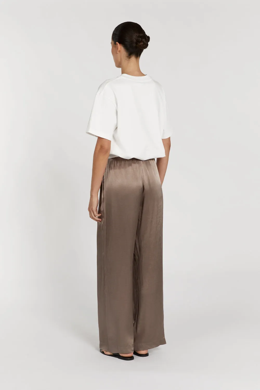 EVE LATTE SATIN PANT sold by Dissh product image thumbnail 4