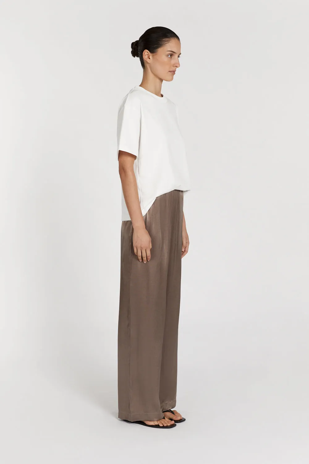 EVE LATTE SATIN PANT sold by Dissh product image thumbnail 3