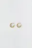 PORTER HARMONY GOLD HOOP EARRINGS sold by Dissh