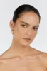 PORTER HARMONY GOLD HOOP EARRINGS sold by Dissh
