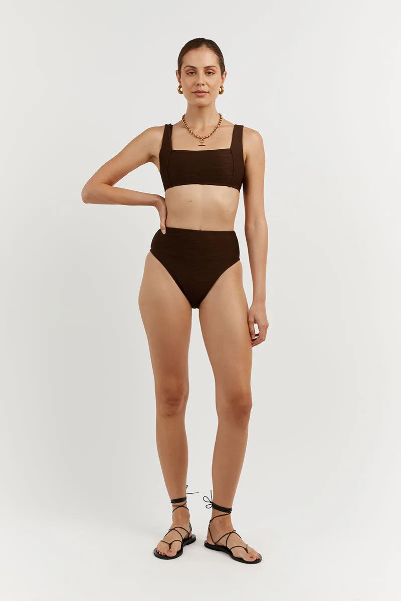 AMAYA CHOC HIGH WAISTED BRIEF sold by Dissh product image thumbnail 2