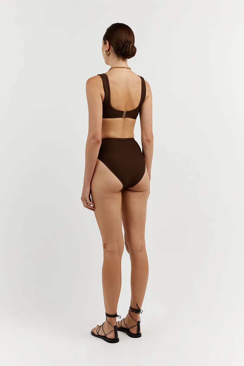 AMAYA CHOC HIGH WAISTED BRIEF sold by Dissh product image thumbnail 5