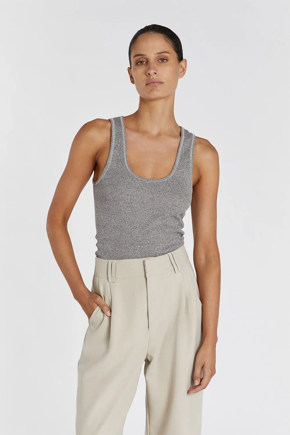 THEO GREY TANK sold by Dissh product image thumbnail 2