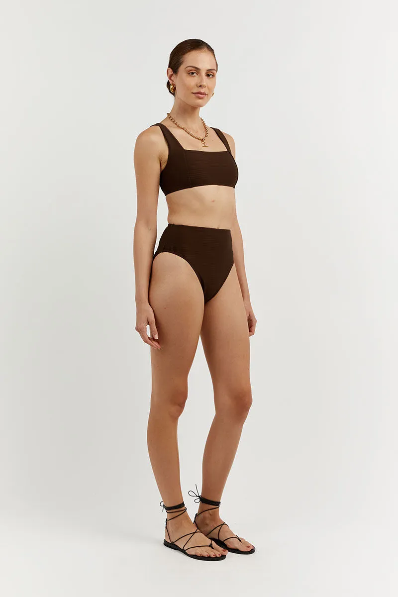 AMAYA CHOC HIGH WAISTED BRIEF sold by Dissh product image thumbnail 4