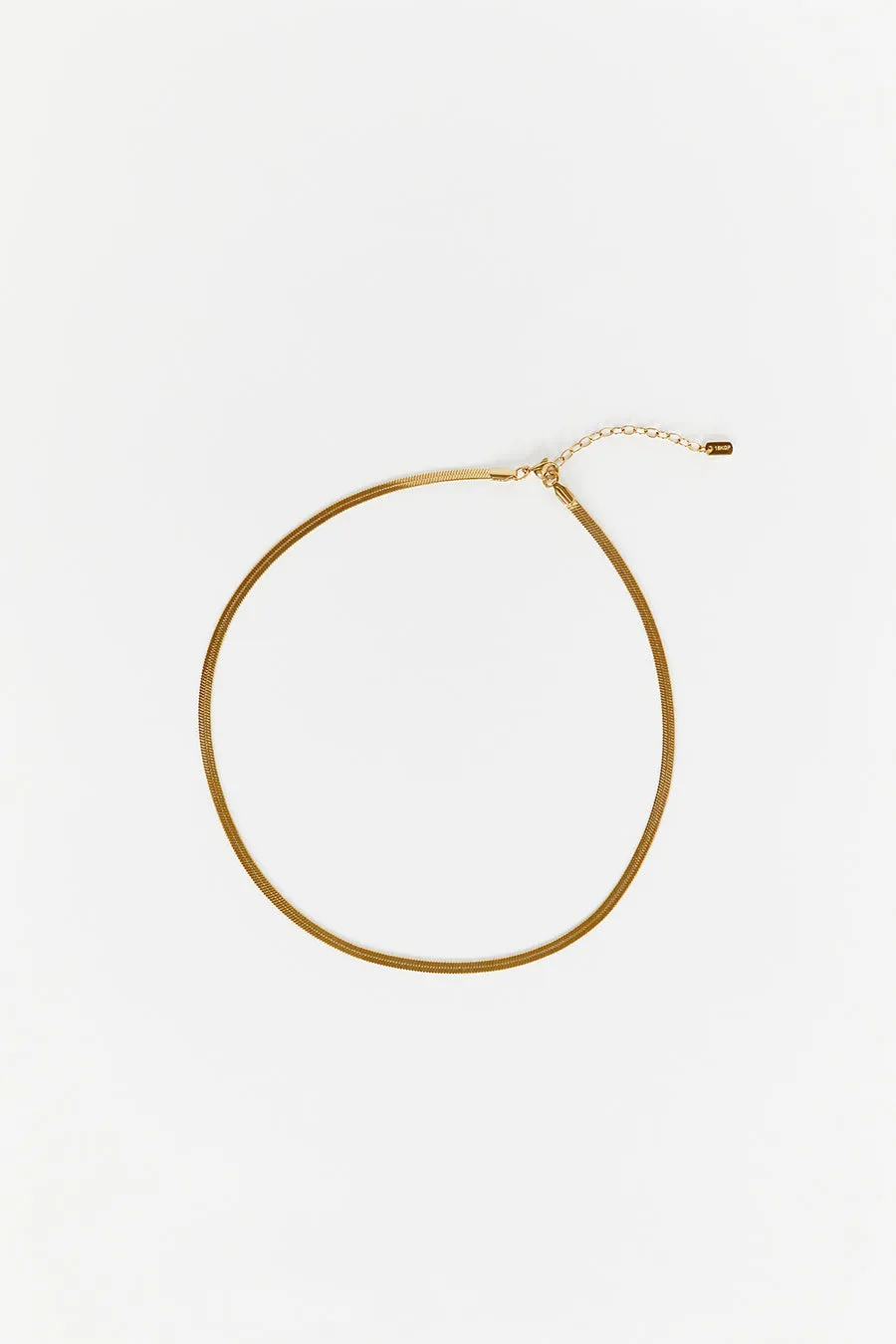 CENDRE BEAU GOLD SNAKE NECKLACE sold by Dissh