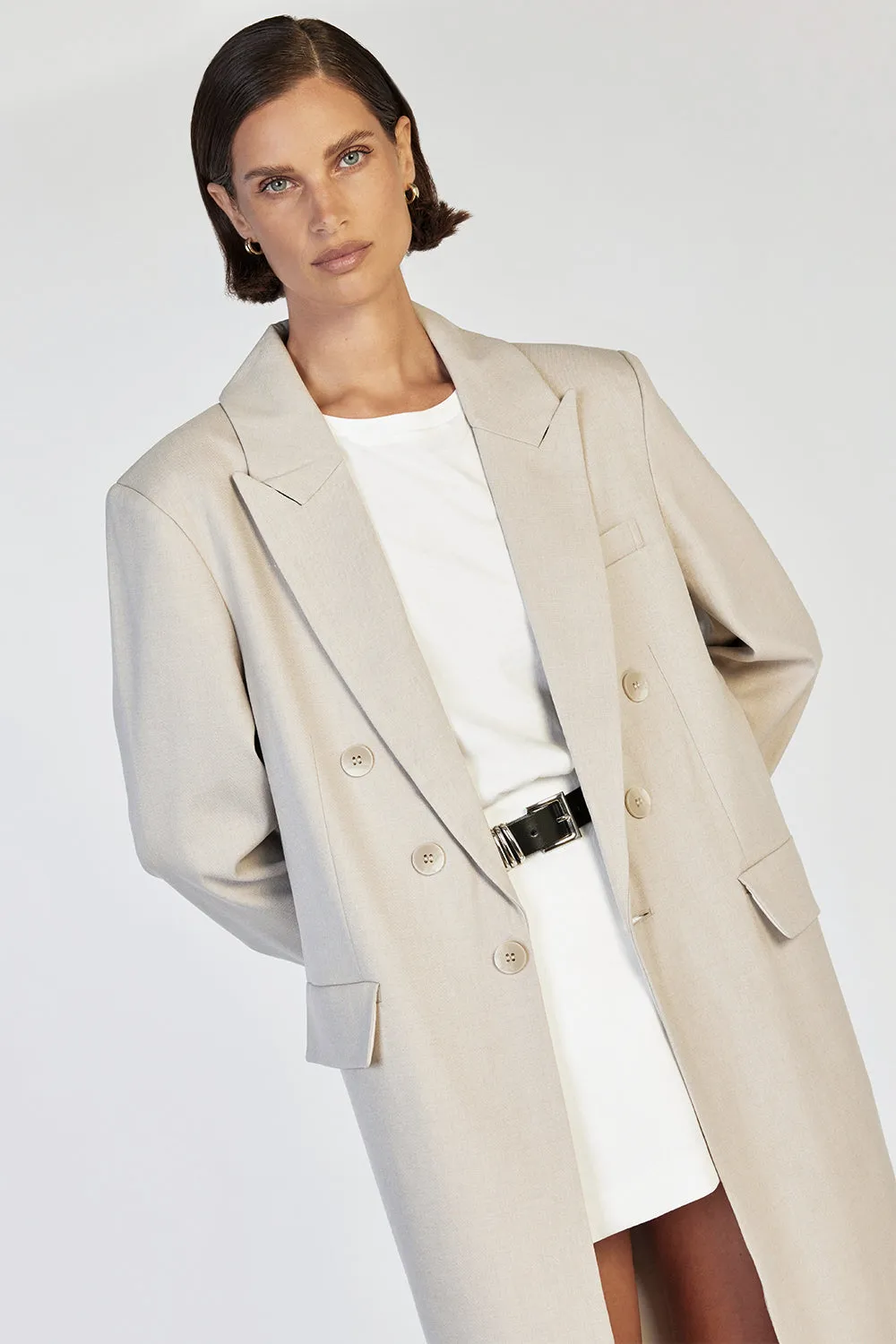HARLEY STONE LONGLINE COAT sold by Dissh product image thumbnail 2