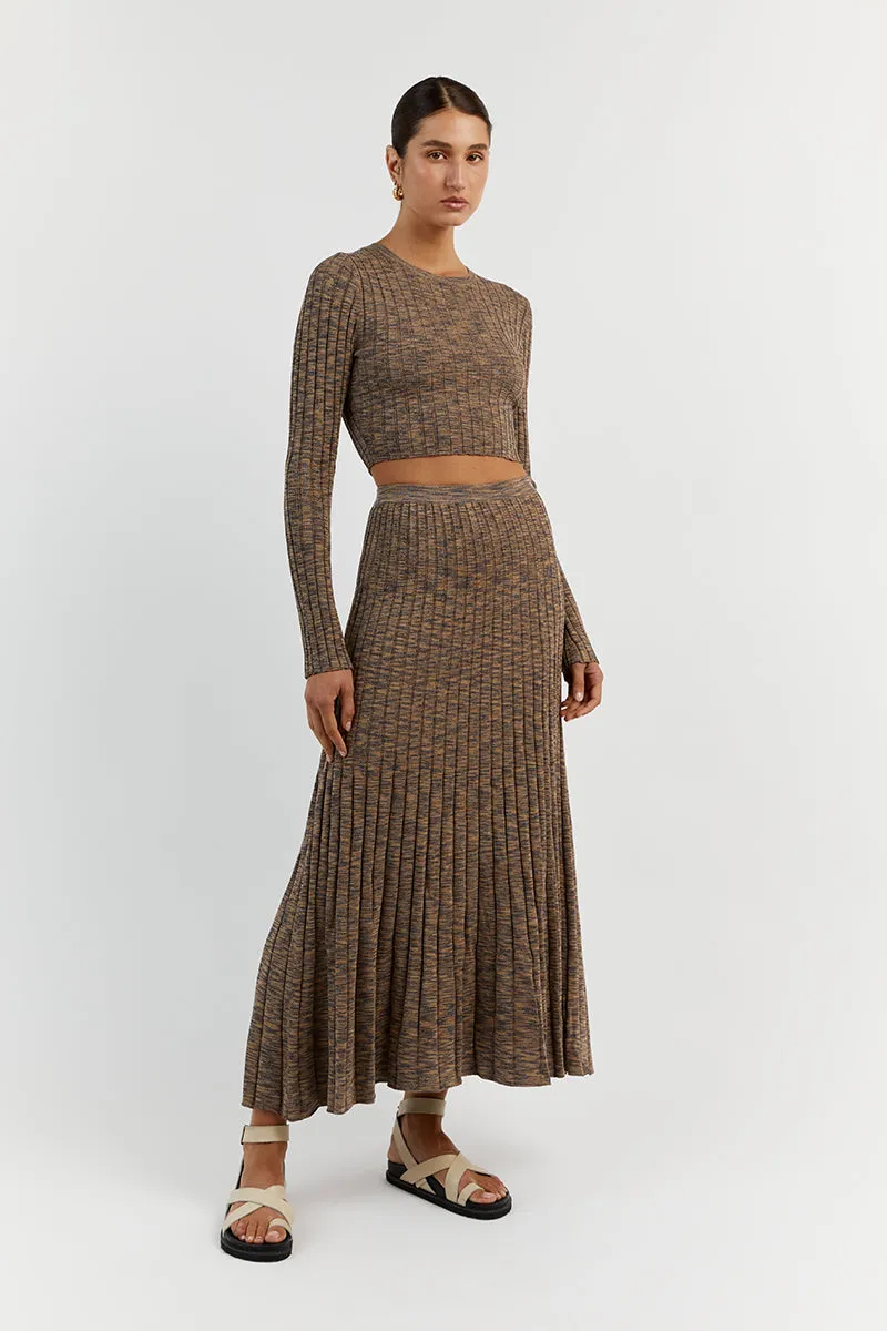 LOTTIE MOSS MARLE LONG SLEEVE CROP sold by Dissh product image thumbnail 3