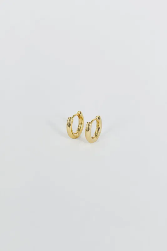 LUV AJ PLAIN AMALFI GOLD HUGGIES sold by Dissh