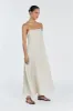 JEM NATURAL LINEN MAXI DRESS sold by Dissh