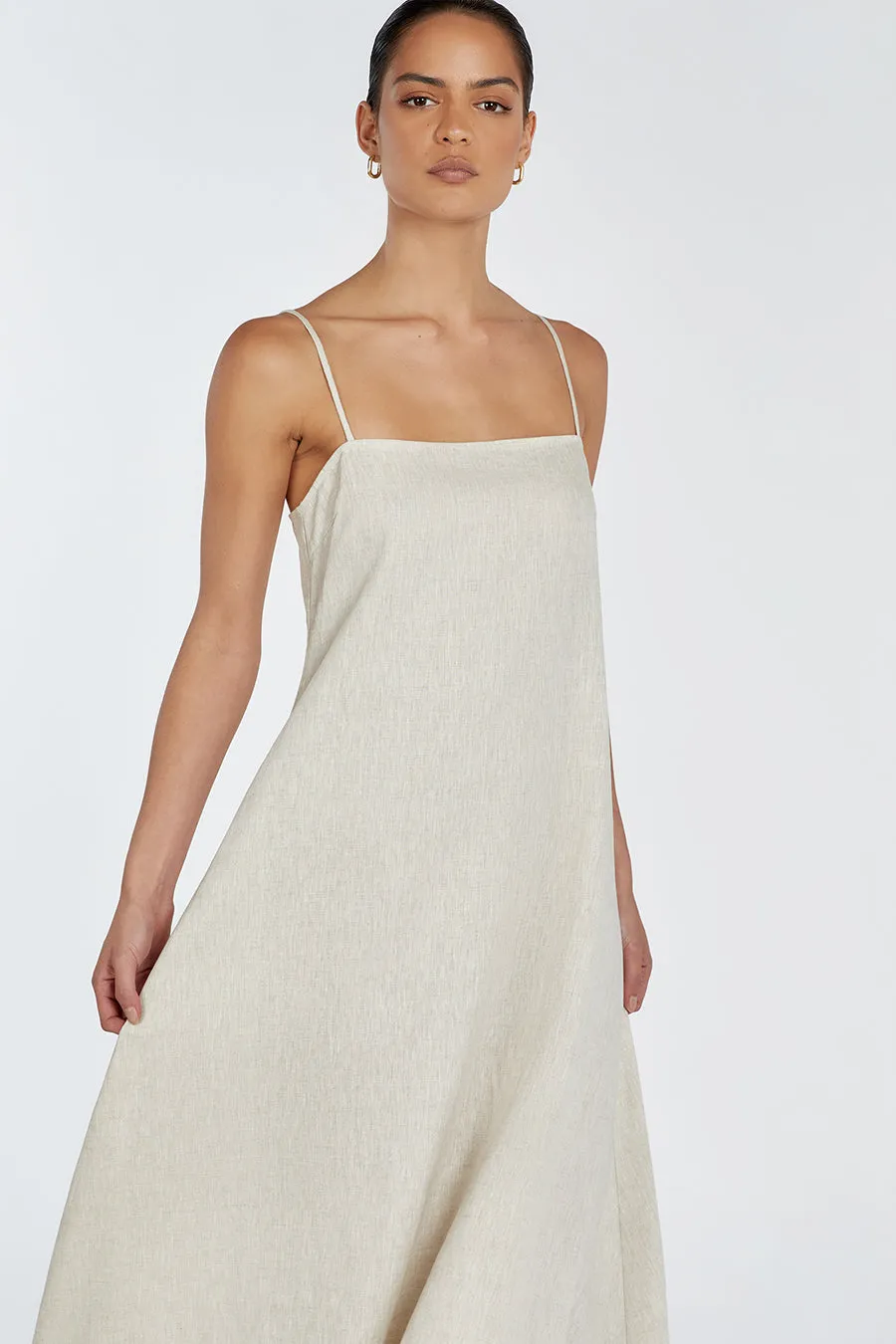 JEM NATURAL LINEN MAXI DRESS sold by Dissh product image thumbnail 2