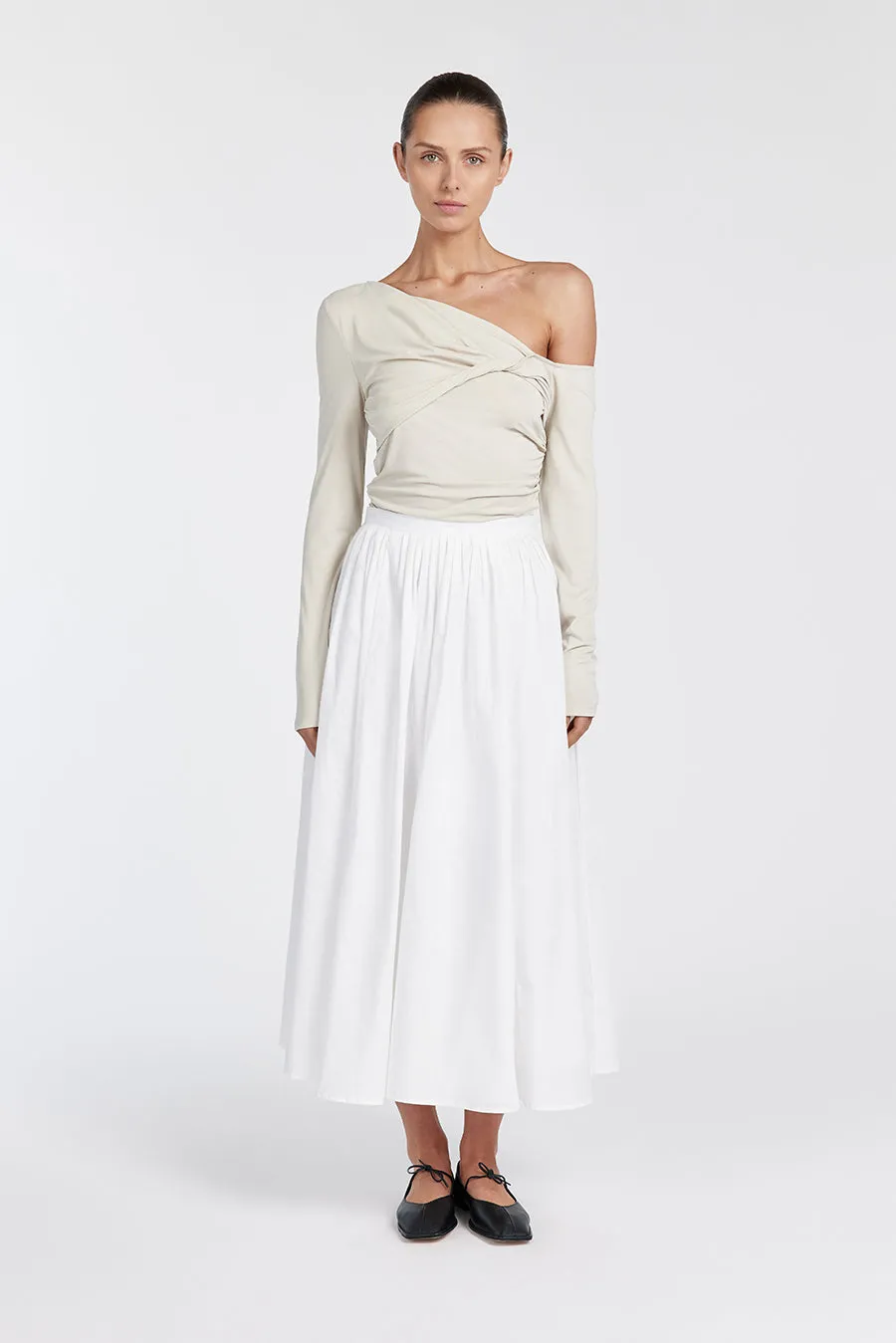 DENVER OAT LONG SLEEVE TOP sold by Dissh