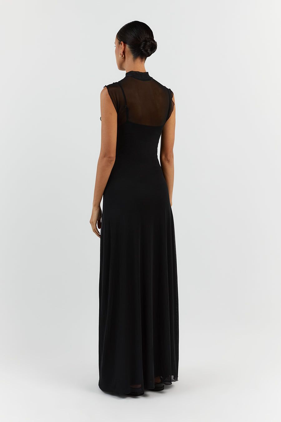 JAGGER BLACK SLEEVELESS MAXI DRESS sold by Dissh product image thumbnail 4