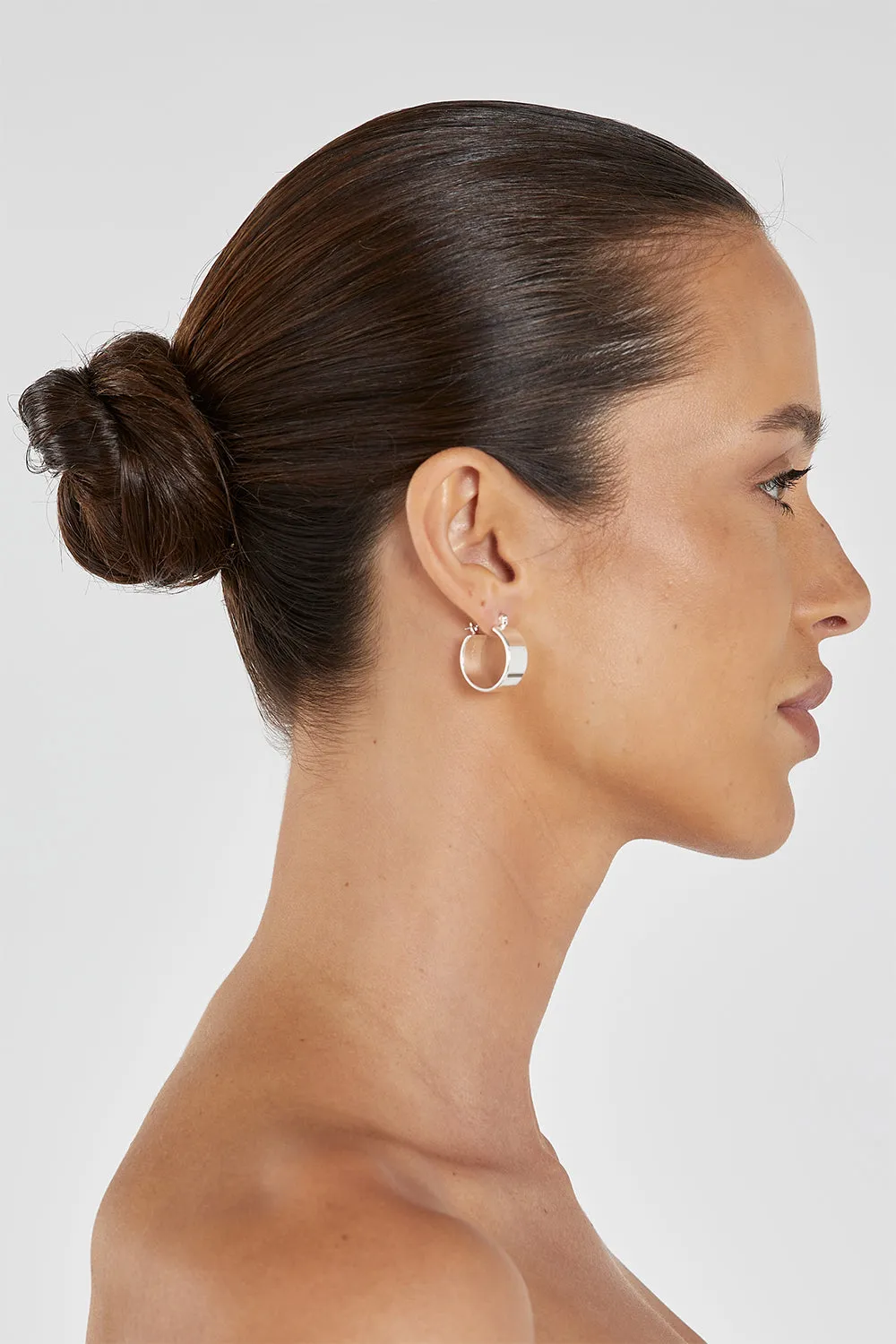 LUV AJ THE POSITANO SILVER HOOPS sold by Dissh product image thumbnail 3