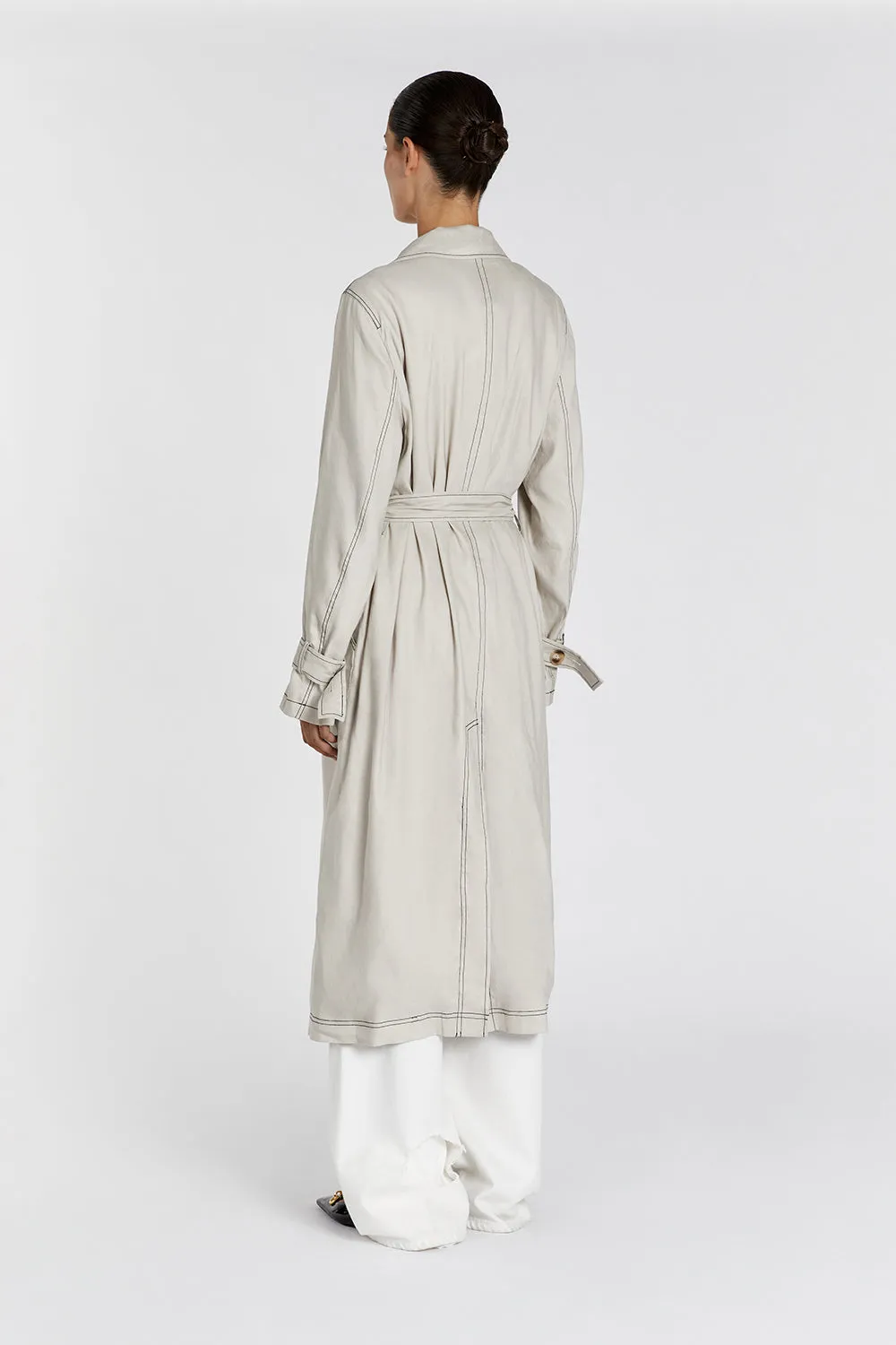 MAEL CHALK TRENCH sold by Dissh product image thumbnail 5