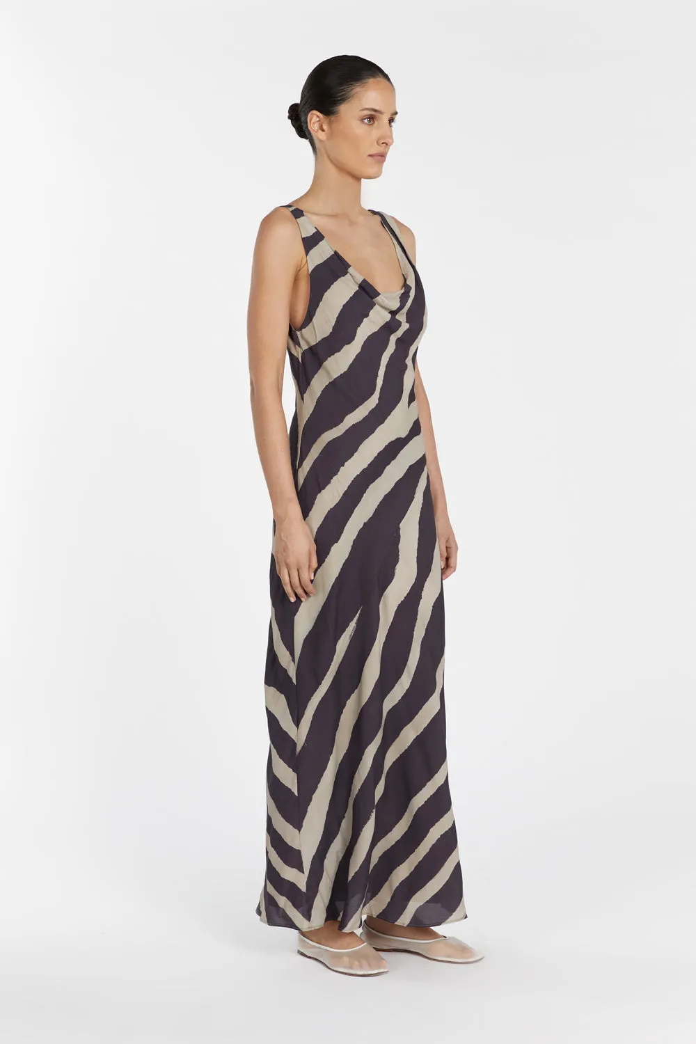 RENATA COWL NECK MAXI DRESS sold by Dissh product image thumbnail 3