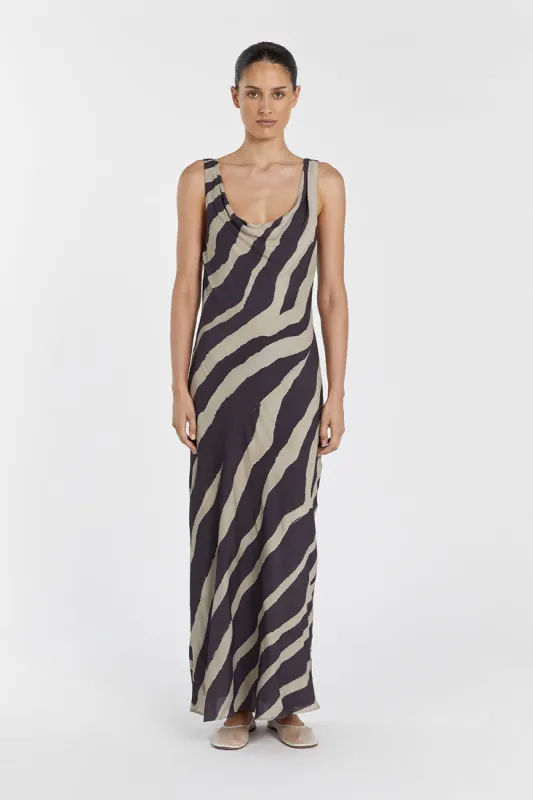 RENATA COWL NECK MAXI DRESS sold by Dissh