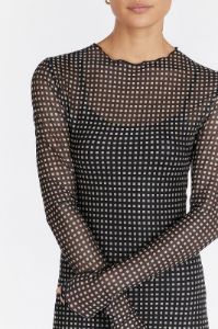 HUDSON BLACK SLEEVED MIDI DRESS sold by Dissh