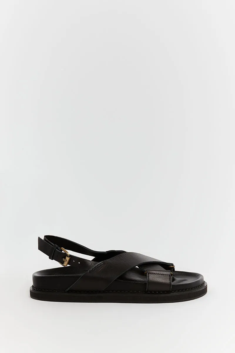 THE BALI TAILOR ALILA BLACK SANDAL sold by Dissh