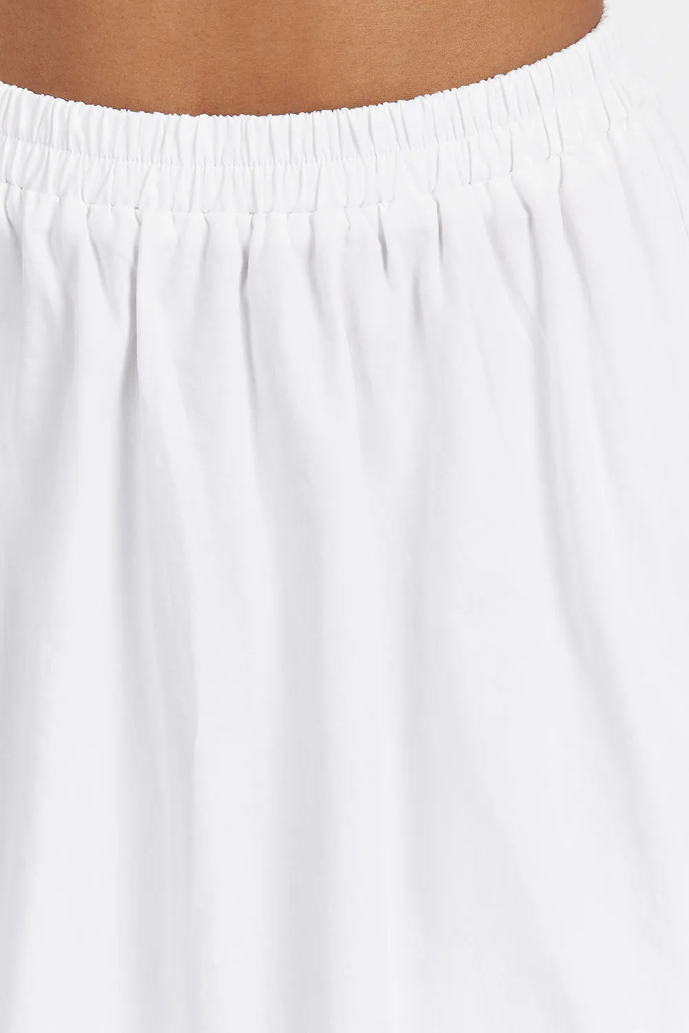KIRSTY WHITE POPLIN CIRCLE SKIRT sold by Dissh product image thumbnail 5