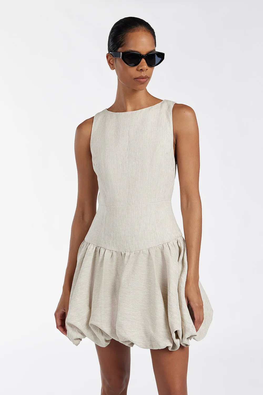 IRINA NATURAL BUBBLE MINI DRESS sold by Dissh product image thumbnail 3