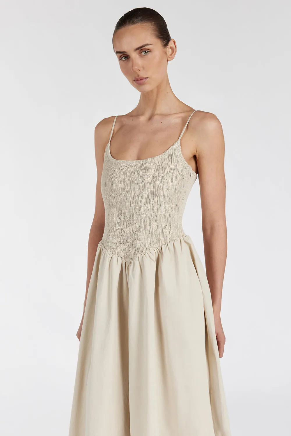 MILANO STONE COTTON MIDI DRESS sold by Dissh product image thumbnail 2