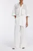 KAI WHITE RAMIE RESORT PANT sold by Dissh