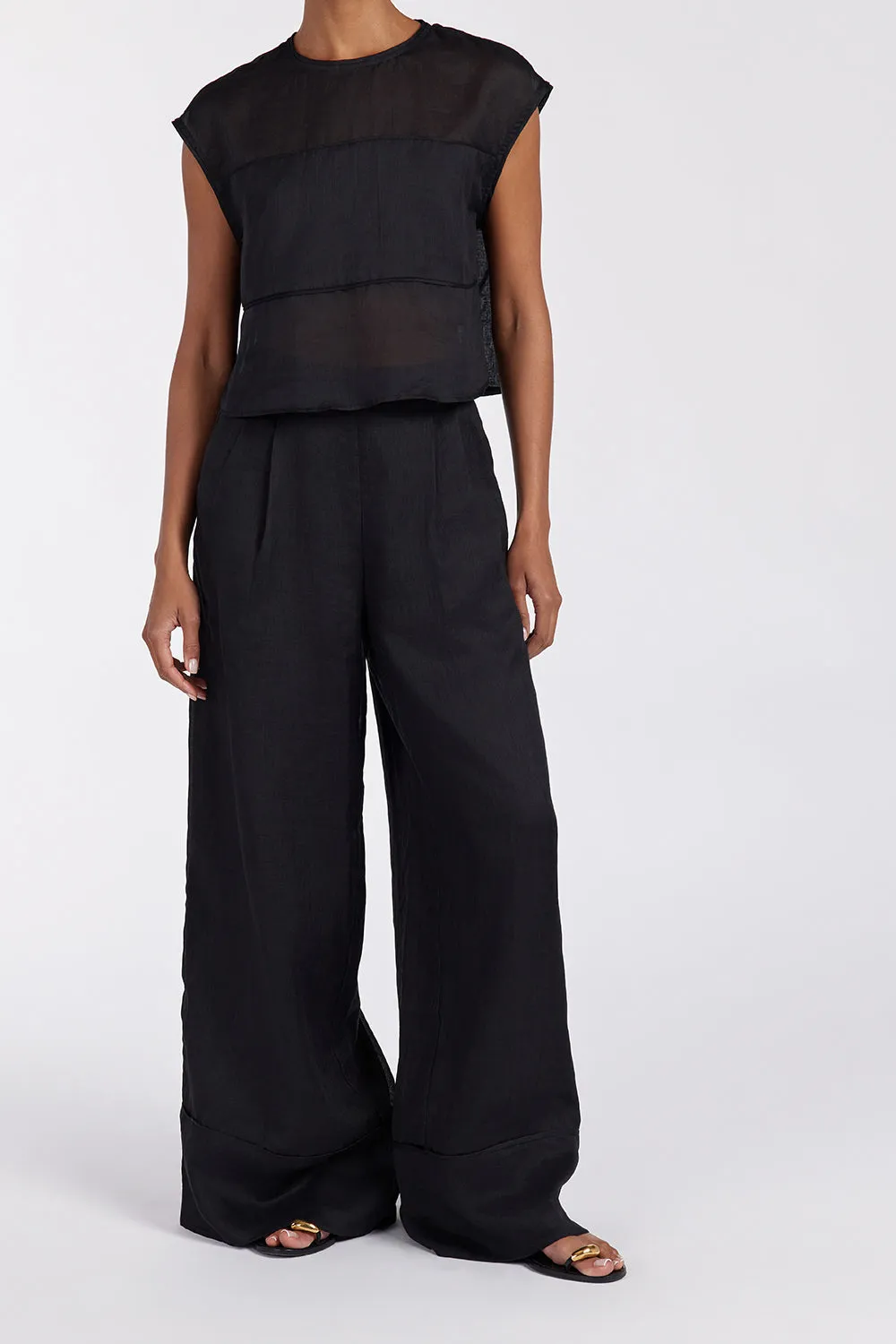 KAI BLACK RAMIE RESORT PANT sold by Dissh product image thumbnail 2