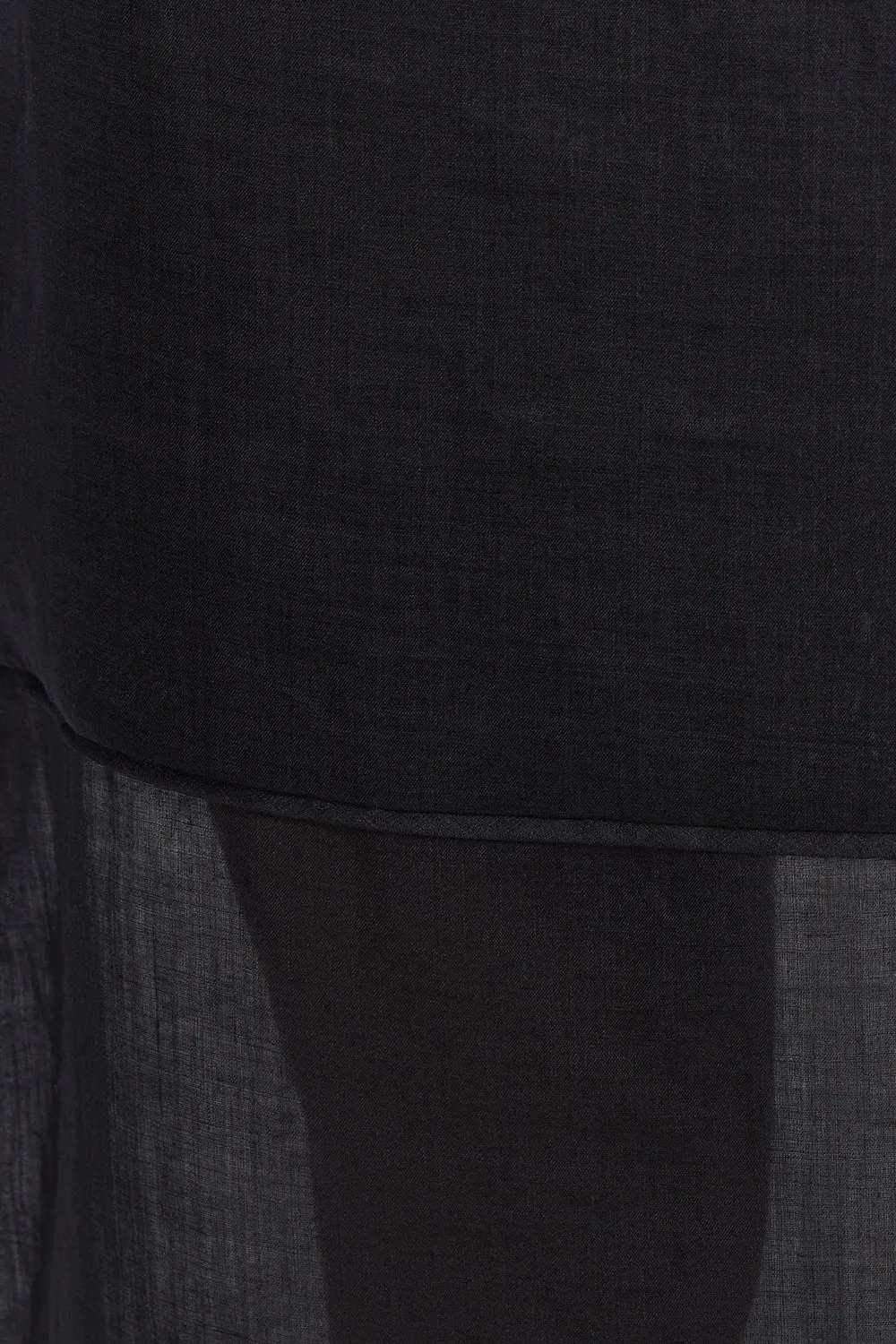 KAI BLACK RAMIE MIDI SKIRT sold by Dissh product image thumbnail 5