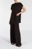 MABLE BITTER CHOC KNIT PANT sold by Dissh