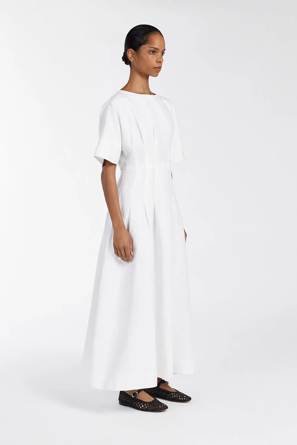 RAF OFF WHITE BOATNECK MIDI DRESS sold by Dissh product image thumbnail 3