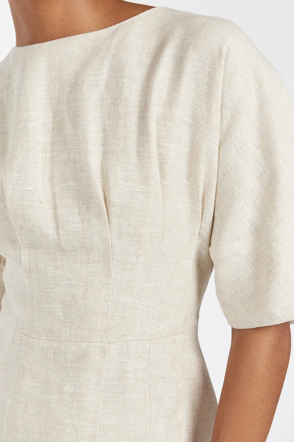 RAF NATURAL BOATNECK MIDI DRESS sold by Dissh product image thumbnail 5