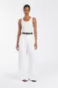 LEE OFF WHITE KNIT TANK sold by Dissh
