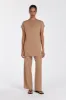 MABLE TAN KNIT PANT sold by Dissh
