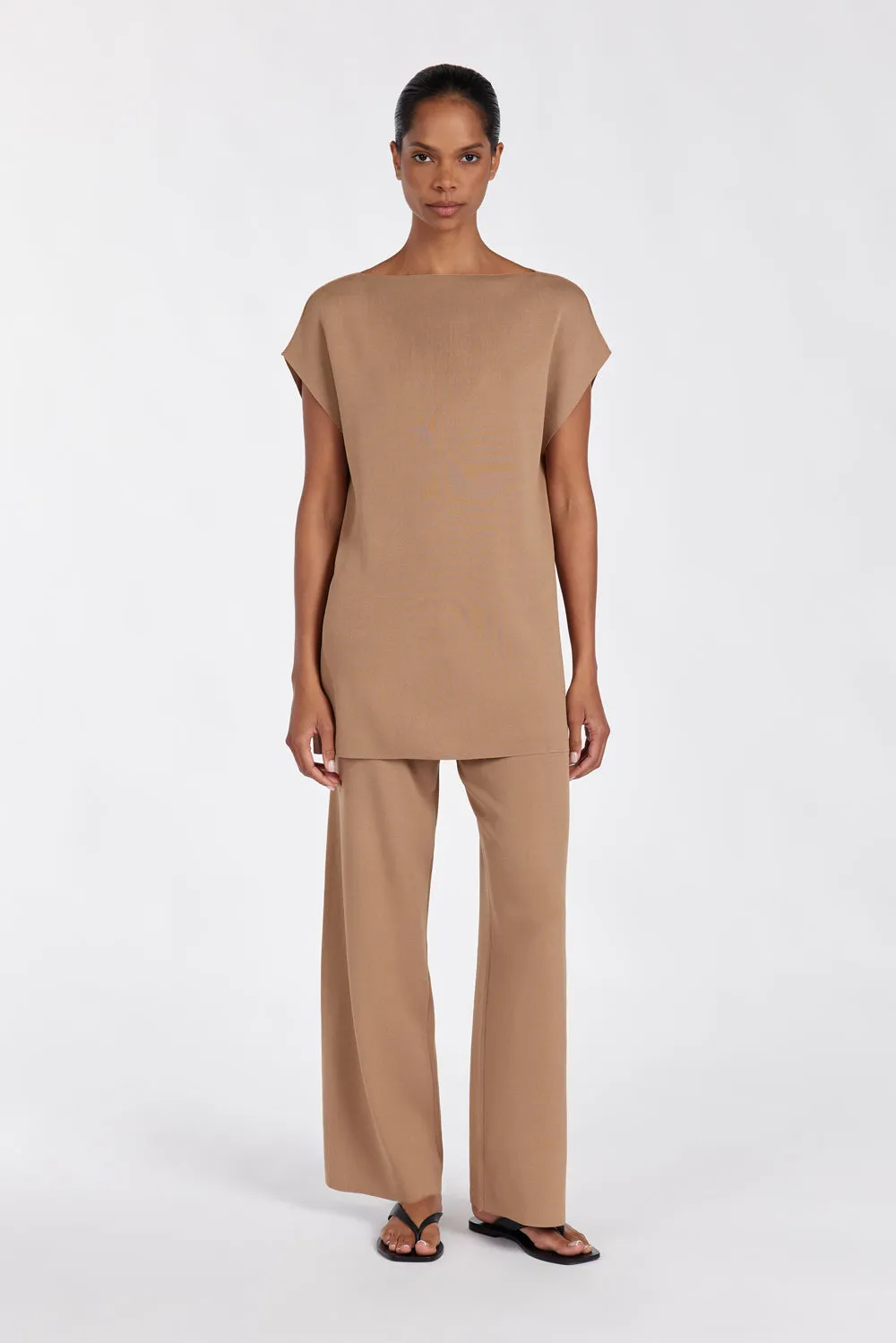 MABLE TAN KNIT PANT sold by Dissh product image thumbnail 2