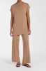 MABLE TAN KNIT PANT sold by Dissh