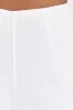 ZAHARA WHITE LINEN FRINGED PANT sold by Dissh
