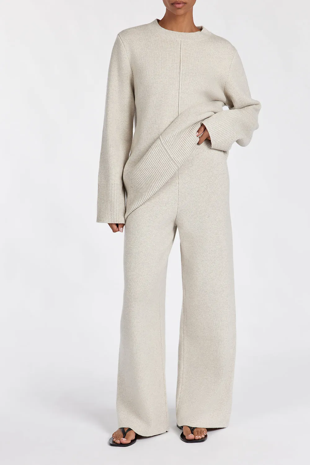 CLEMENCE OAT MARLE KNIT PANT sold by Dissh product image thumbnail 2